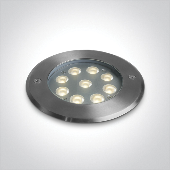 One Light WEGA wpust dogruntowy 9W 3000K stalowy IP67 69076C/W