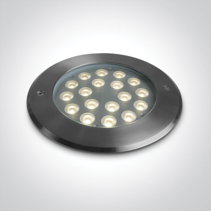 One Light WEGA wpust dogruntowy 18W 3000K stalowy IP67 69076D/W