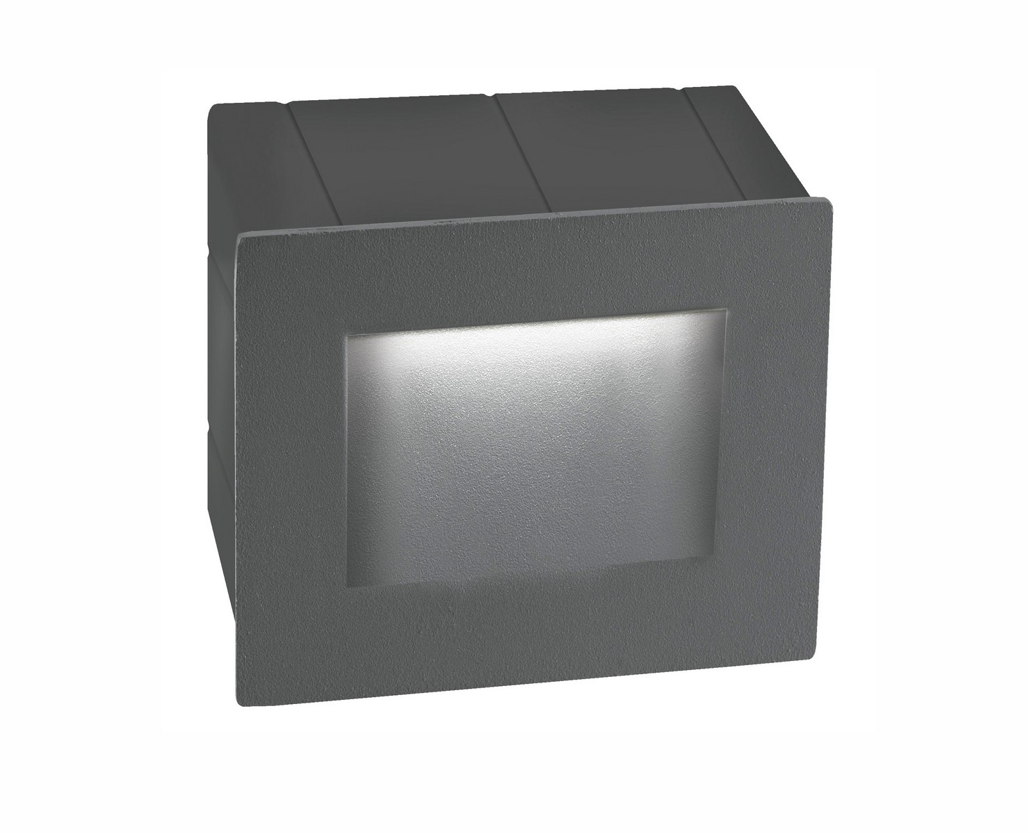 Luces Exclusivas TARTAGAL Zewnętrzna Ścienna LED 3W 270lm 3000K ciemnoszary IP54 LE71443