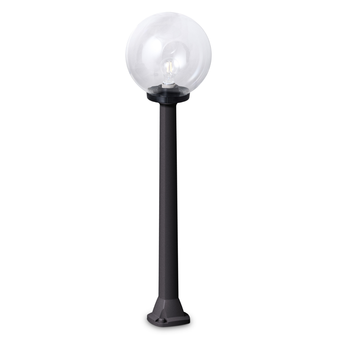 Fumagalli Zewnetrzna Latarnia ogrodowa Giaffa - 1xE27 czarna (FMG-GIAFFA-GLOBE-BLK)