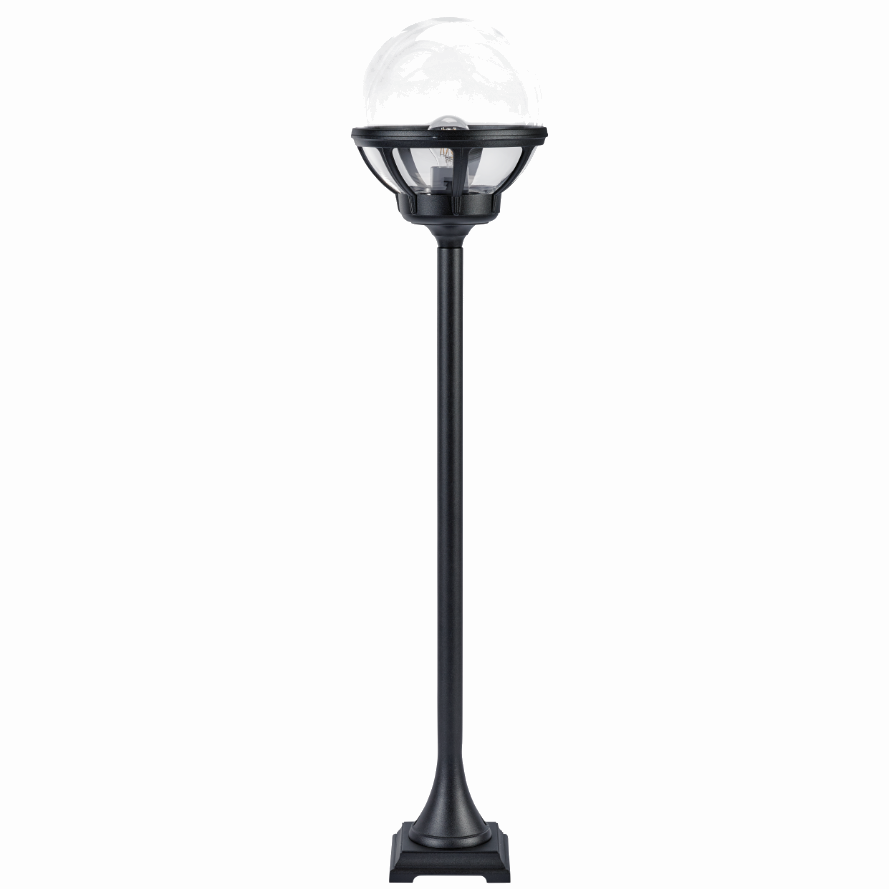 Norlys Bolonia Stojąca 117cm 1xE27 IP65 Czarny 314B