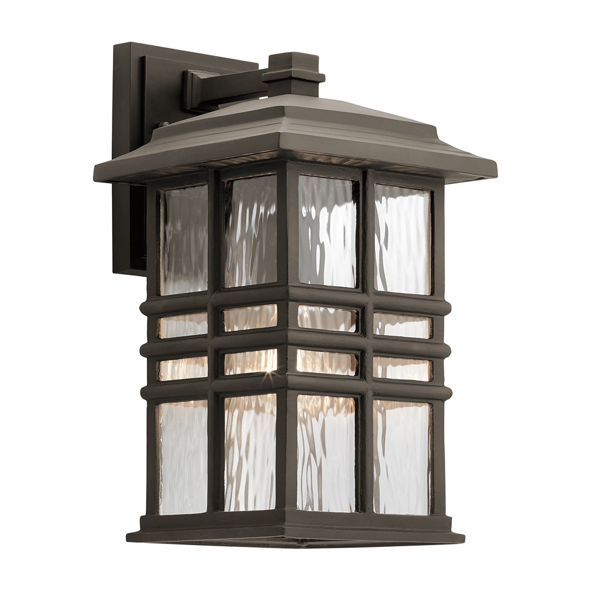 Elstead BEACON SQUARE Kinkiet E27 1x40W IP44 Antyczny Brąz KL-BEACON-SQUARE-M-OZ