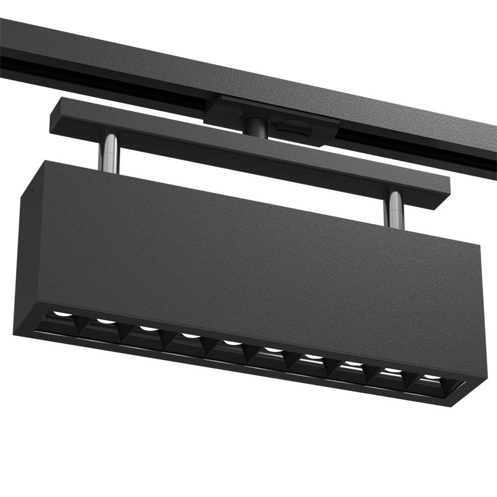 Brosline Spot A - Glare Track 10 - Czarny - Szynoprzewód 1F 230V 3000K 6326