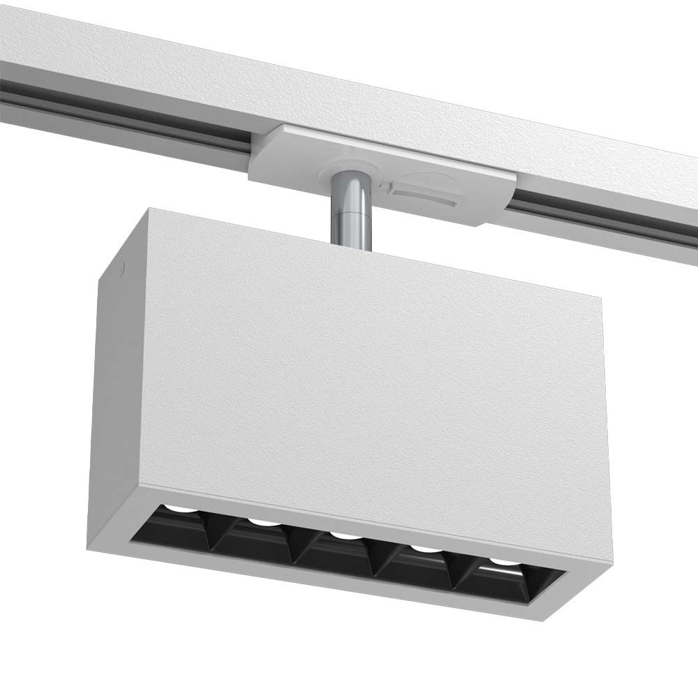 Brosline Spot A - Glare track 5 - Biały - Szynoprzewód 1F 230V 3000K 6324
