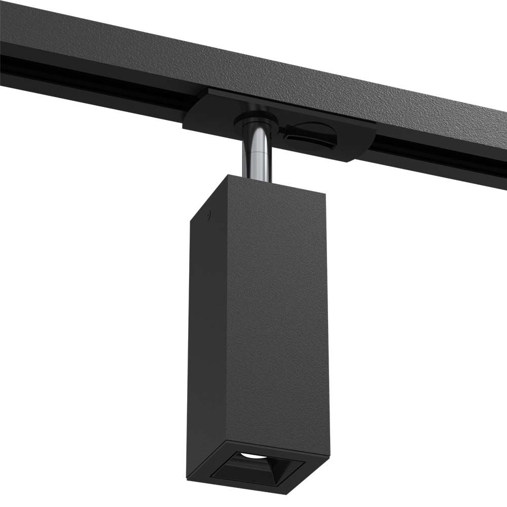 Brosline Spot A - Glare track 1 - Czarny - Szynoprzewód 1F 230V 3000K 6314