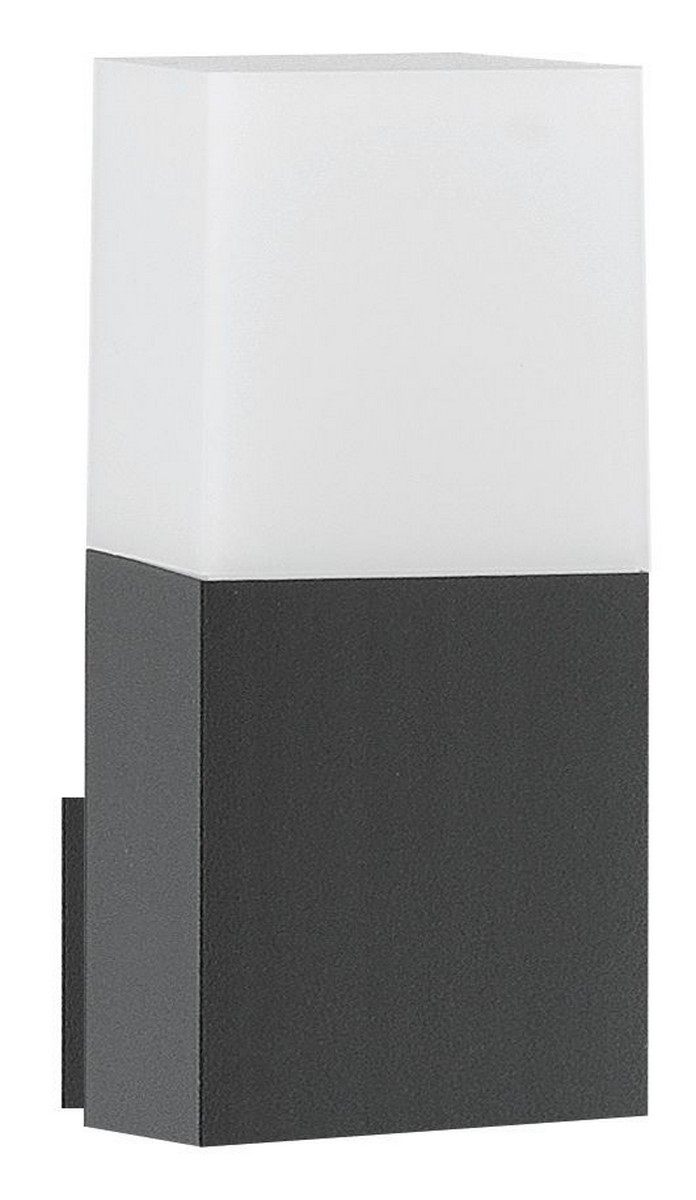 Luces Exclusivas PAMPLONA Zewnętrzna Ścienna 1xE27 LED szary/biały IP54 LE71347
