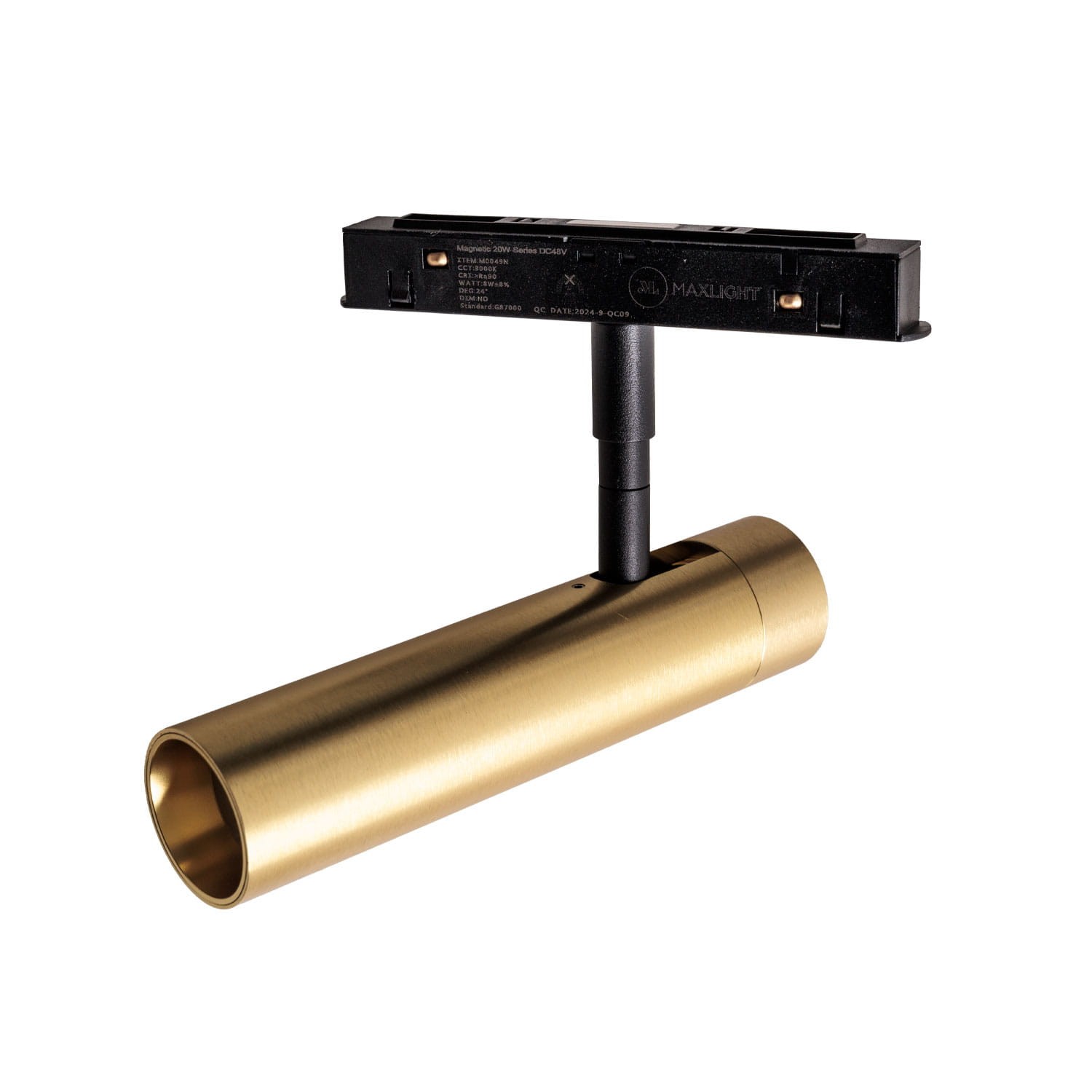 Maxlight Lampa Magnetyczna Złota On/Off 8W 578lm 3000K M0049N