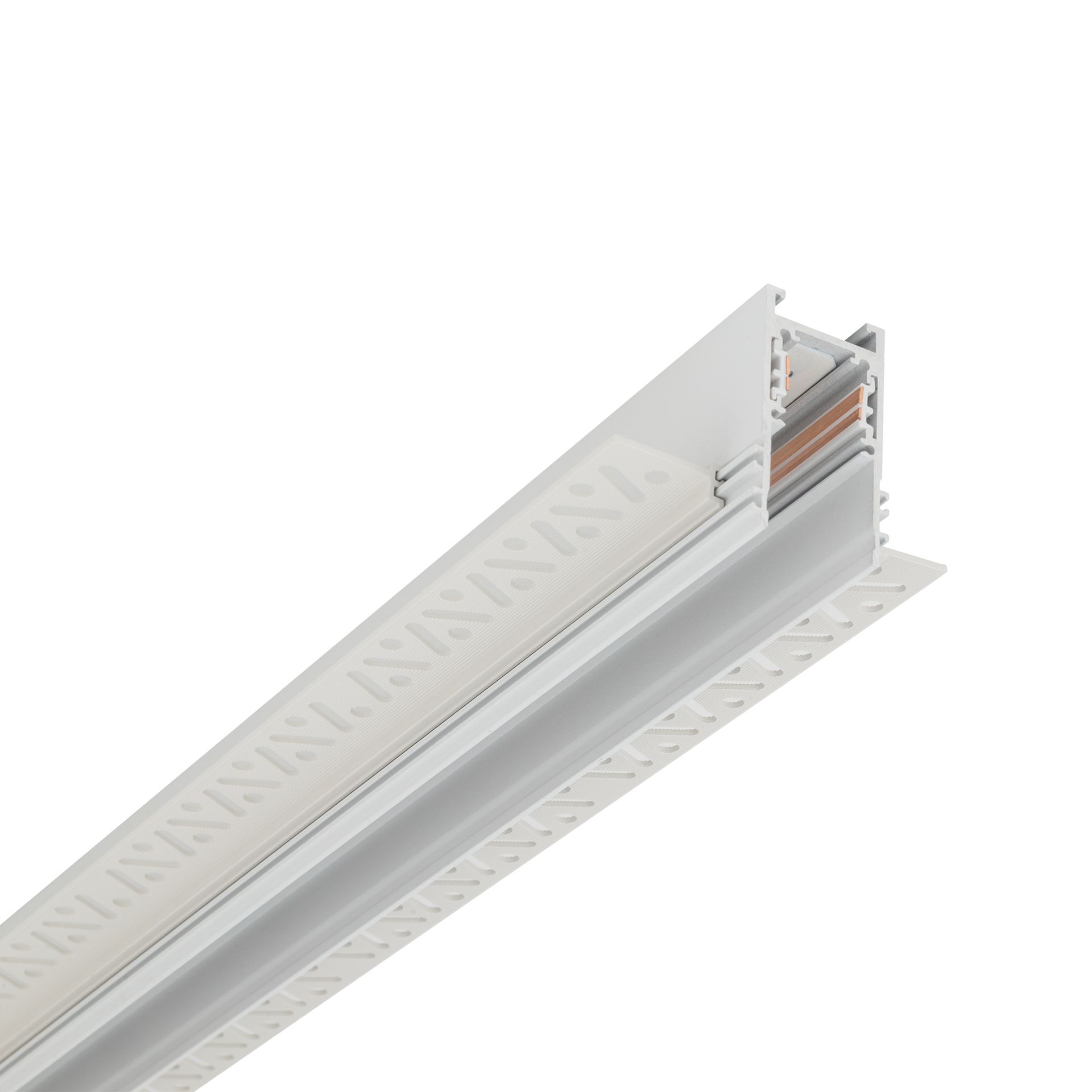 Nowodvorski LVM RECESSED TRACK 2M Systemy szynowe 1-obwodowy niskonapięciowy 48V LVM Szynoprzewód Podtynkowe Biały 11625