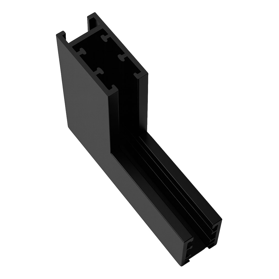 Milagro Narożnik natynk L góra dół magnetic track 5mm ML2167