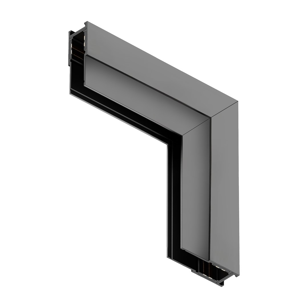 Milagro Narożnik natynk L góra dół magnetic track 10mm ML2183