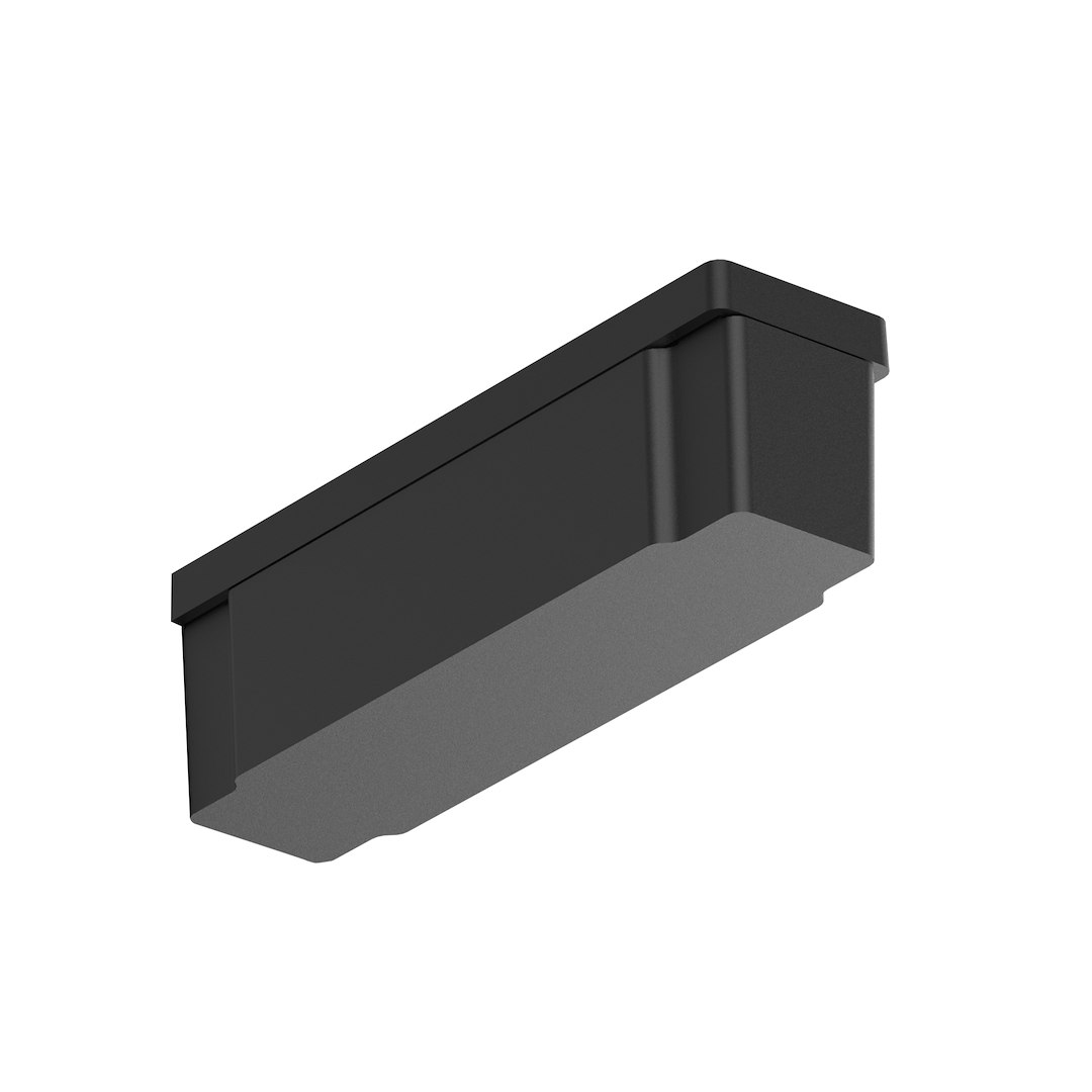 Milagro Slim Magnetic Track Czarny Wire storage ML2231