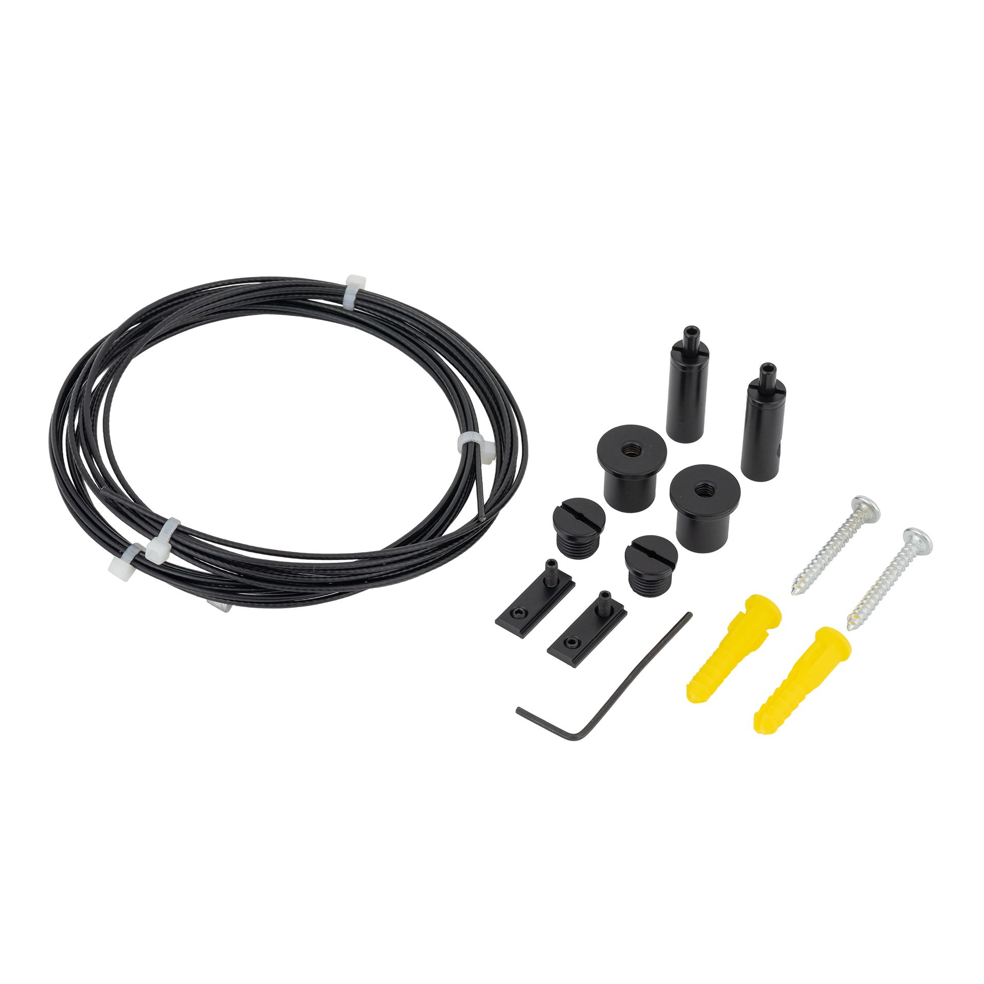 Nowodvorski NANO - LVM SUSPENSION KIT Systemy szynowe 1-obwodowy niskonapięciowy 24V NANO-LVM Akcesoria Natynkowe Czarny 11744