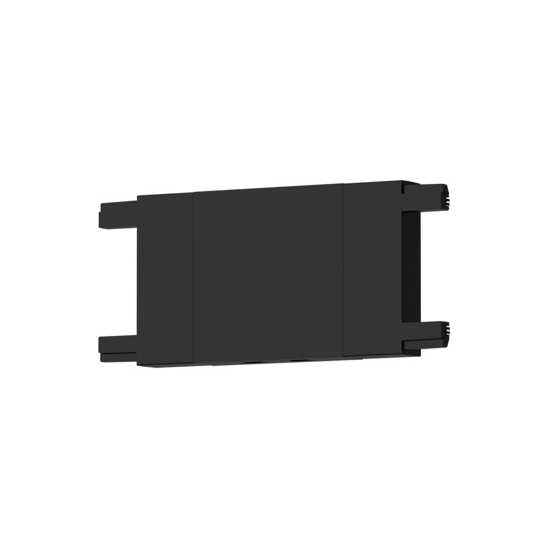 Milagro Slim Magnetic Track Czarny Łącznik Szyn Prosty ML2215