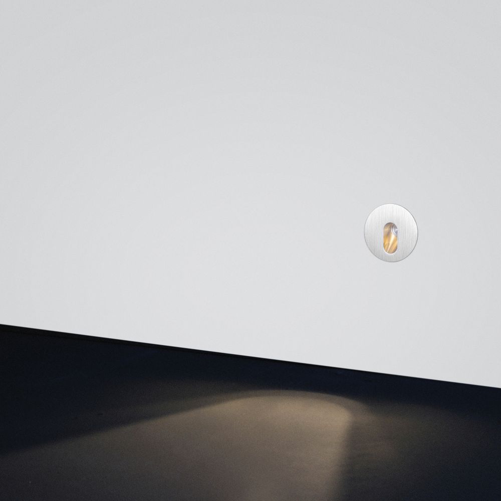 ELKIM Lighting LESEL 002 Power LED 1W Biała zimna 6000K Aluminium szczotkowane 100201308