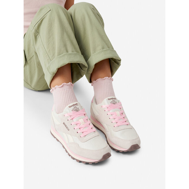 Sneakersy Reebok REEBOK-EO-CLASSIC AZ 100269667 Kremowy