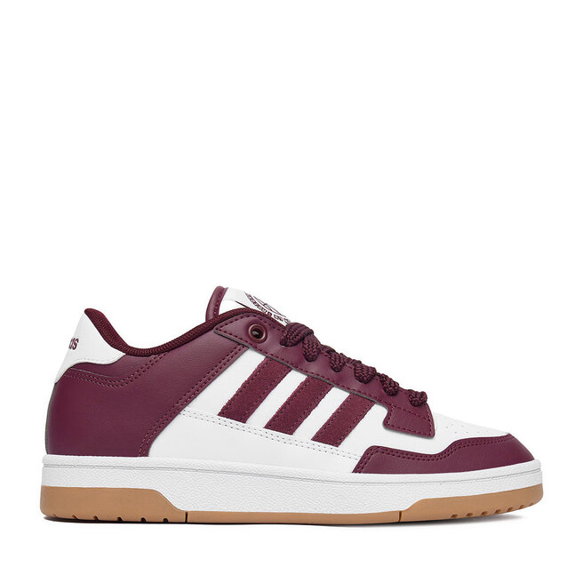 Sneakersy adidas WB-RAPID COURT LOW J Bordowy