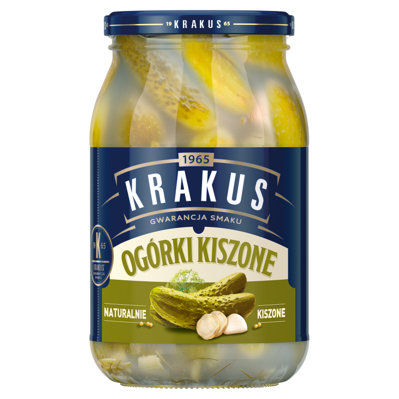 Krakus Ogórki Kiszone Domowym Sposobem 860 G
