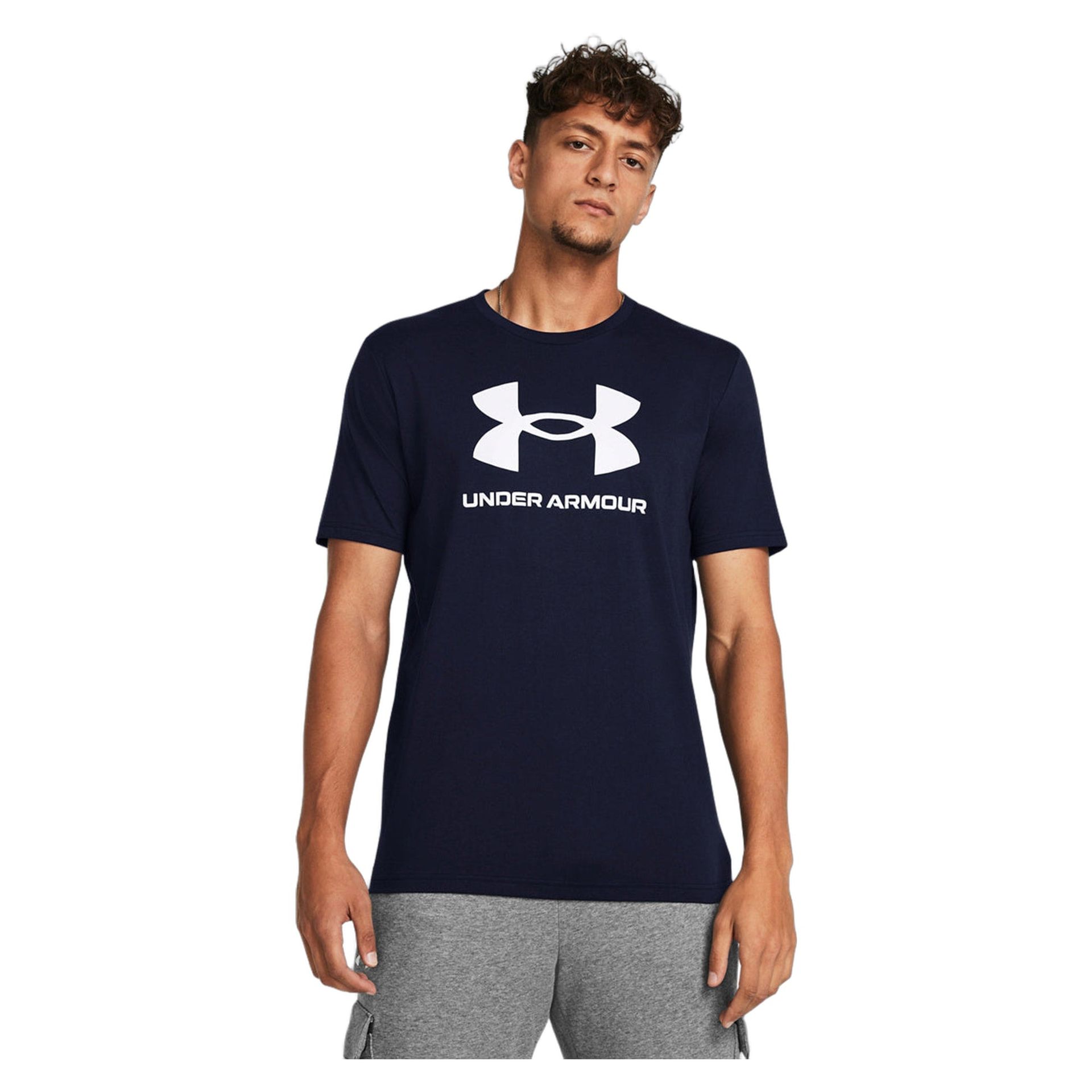 UA Sportstyle Logo Update SS Academy White - XL