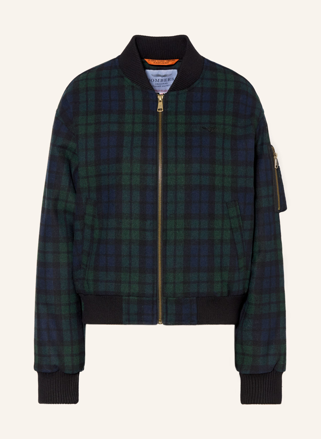 Bombers Original Kurtka Typu Blouson blau