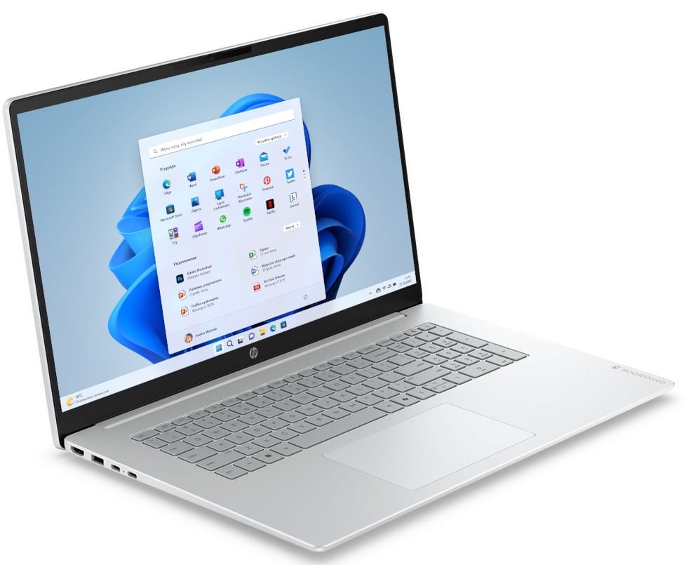HP OmniBook 3 - Ryzen AI 7 445 17,3'' FHD 16GB 512GB W11P Srebrny D9MA2EA|5M2W11P
