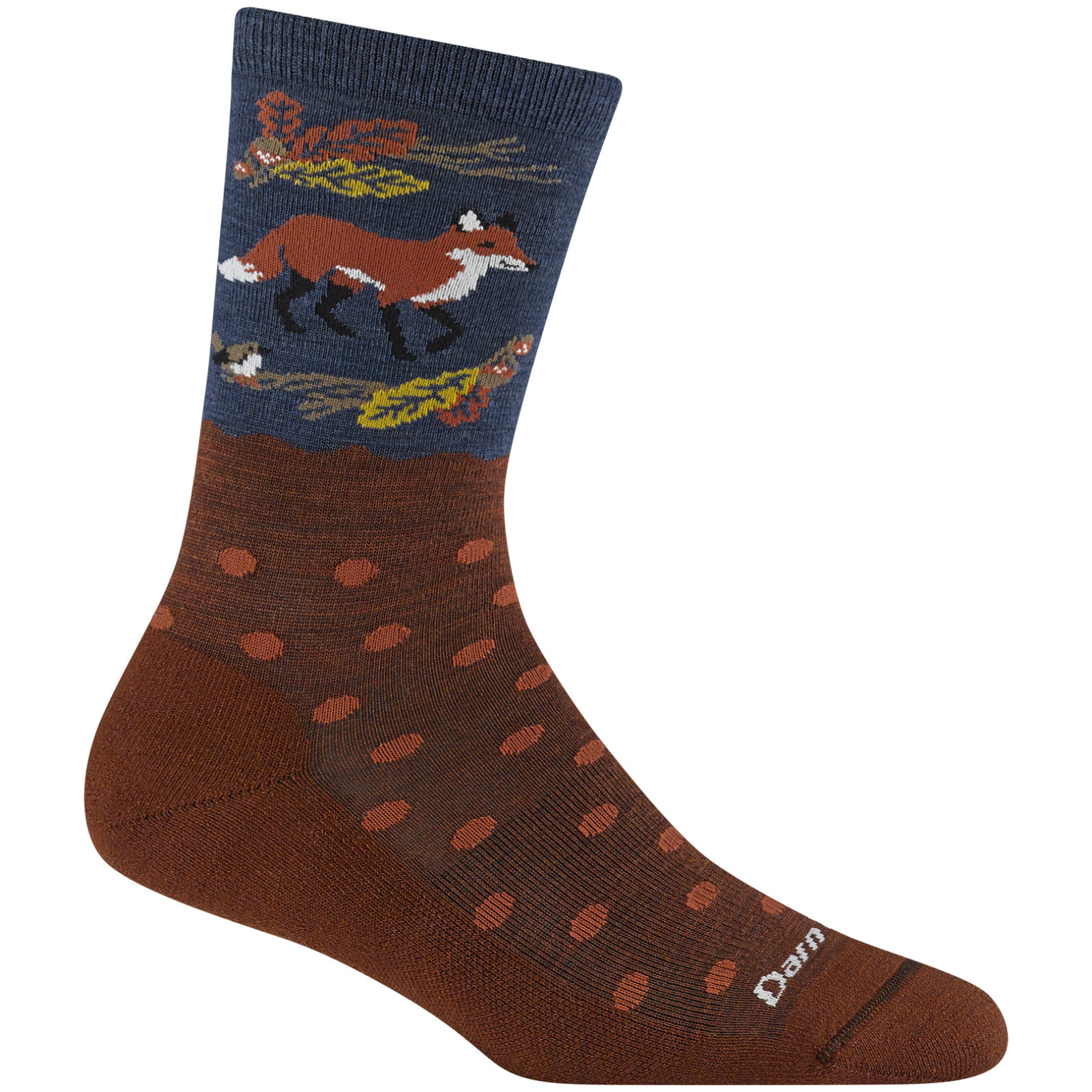 Skarpety damskie Darn Tough Wild Life Crew Lightweight With Cushion Rozmiar skarpet: 41-42,5 / Kolor: czerwony