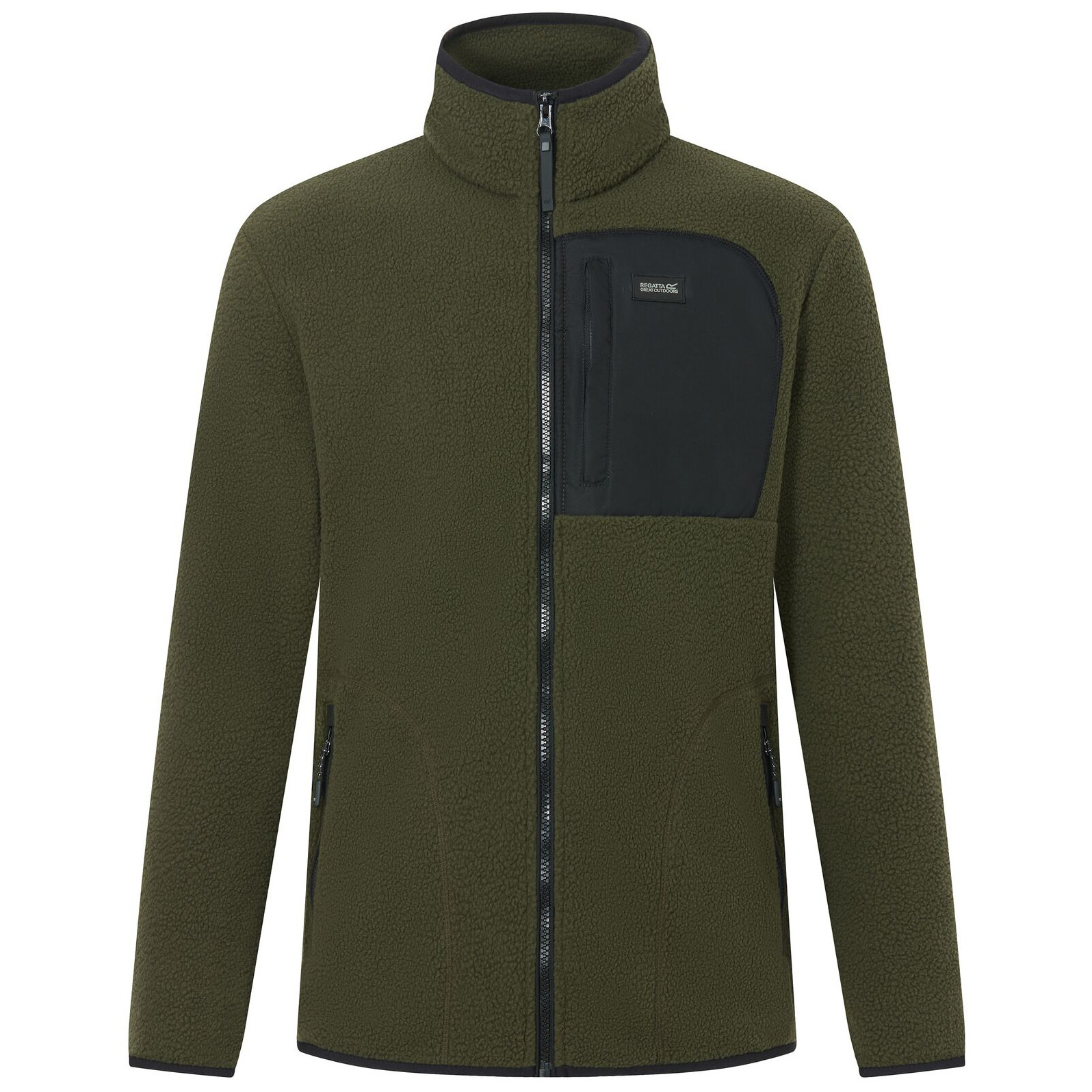 Bluza męska Regatta Frankie Borg Rozmiar: XL / Kolor: khaki/czarny