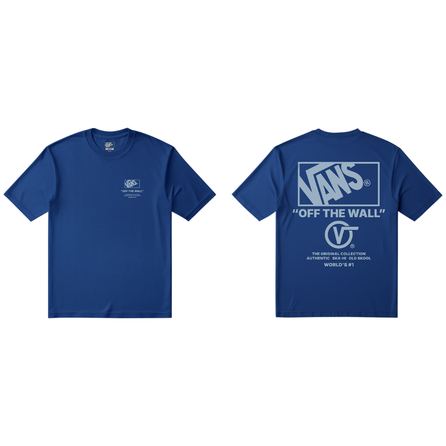 Koszulka męska Vans Stacked Hi SS Tee Rozmiar: XXL / Kolor: niebieski