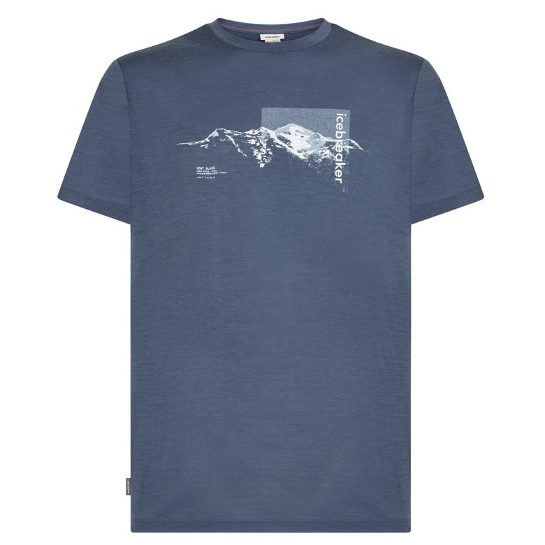 Męska koszulka Icebreaker Men M 150 Tech Lite SS Tee Pure Altitude Rozmiar: XL / Kolor: szary/niebieski
