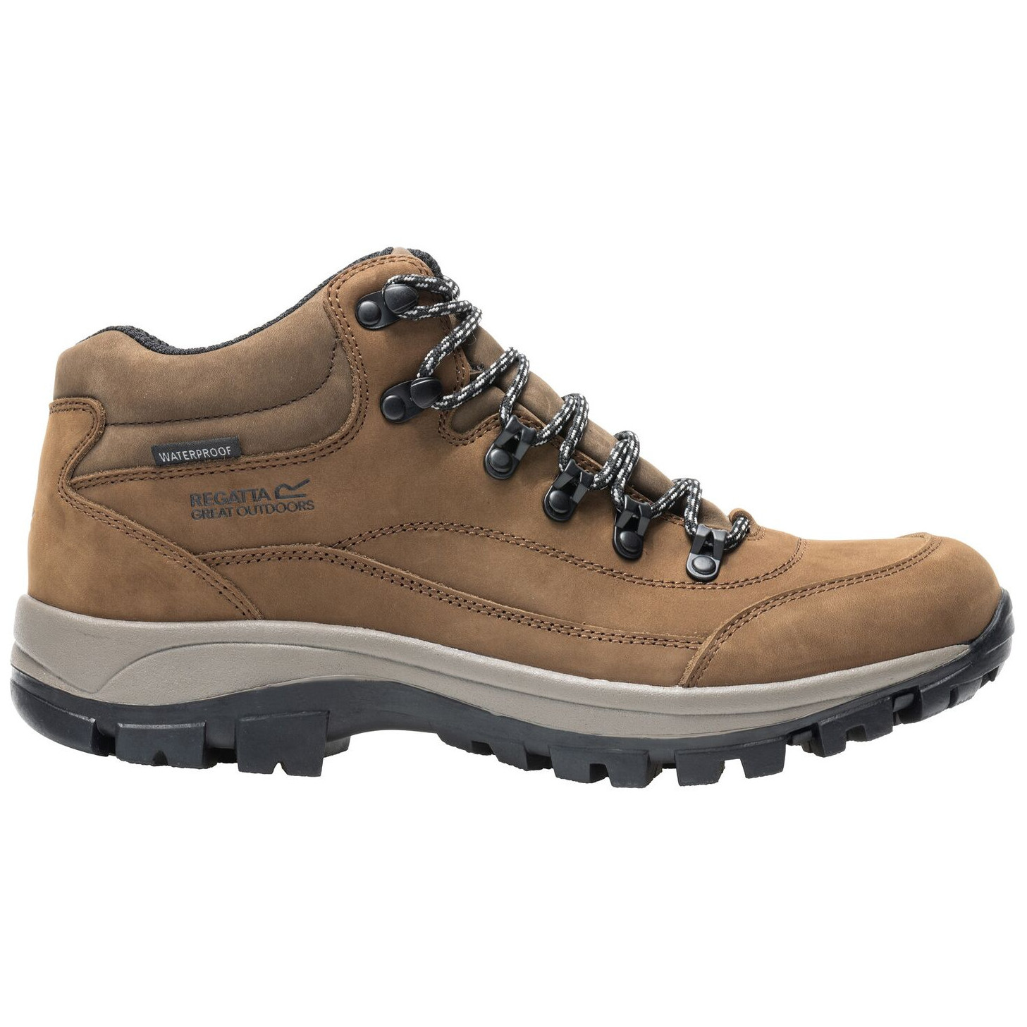 Buty trekkingowe wysokie męskie Regatta Bayton Leather Mid Rozmiar butów (UE): 44 / Kolor: brązowy
