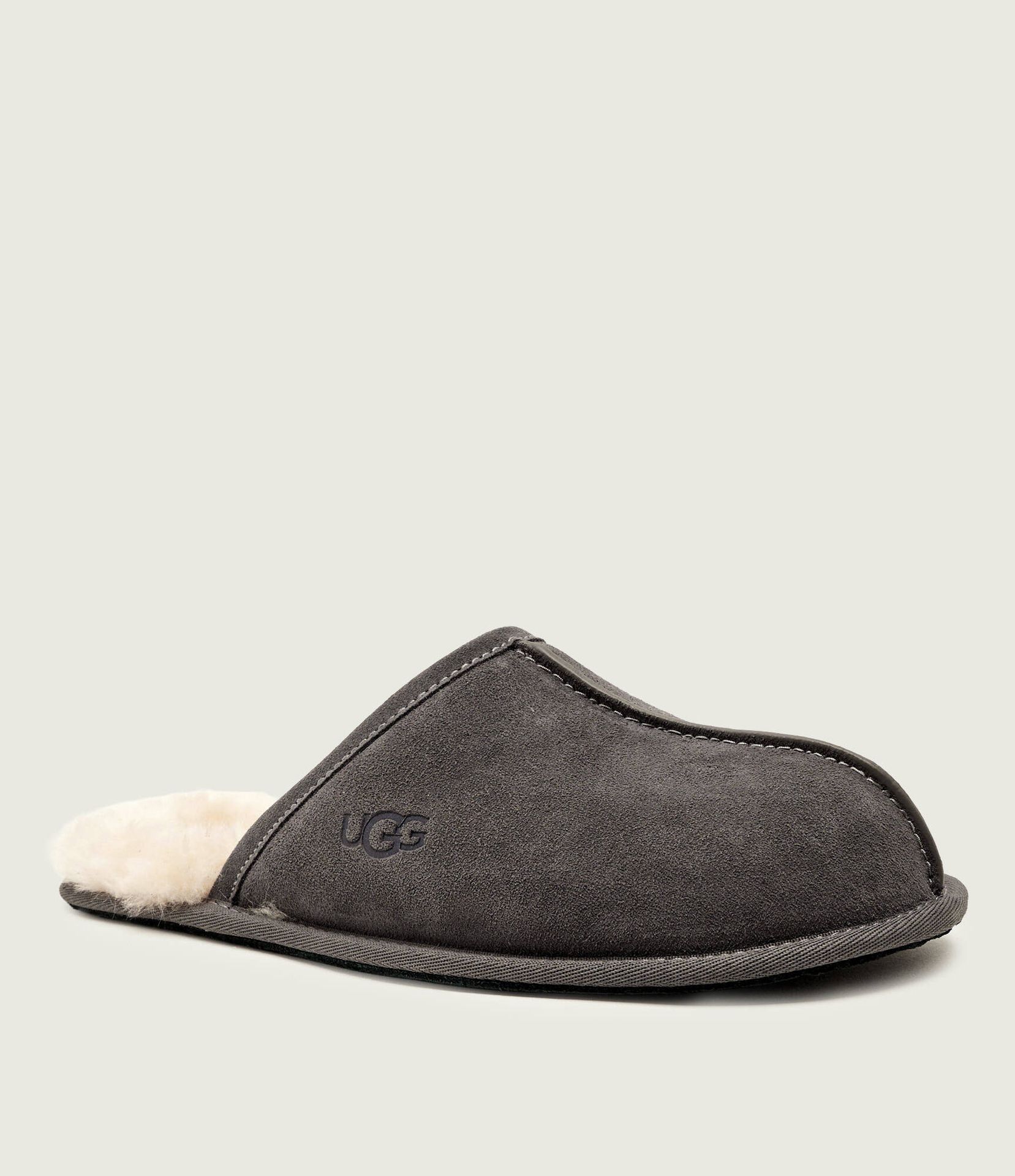 UGG Ocieplane obuwie domowe M SCUFF z dodatkiem wełny zamsz