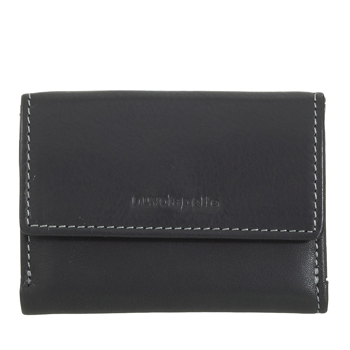 Nuvola Pelle Portfel unisex Quincy – skóra naturalna, kieszeń na monety, miejsca na karty, banknoty