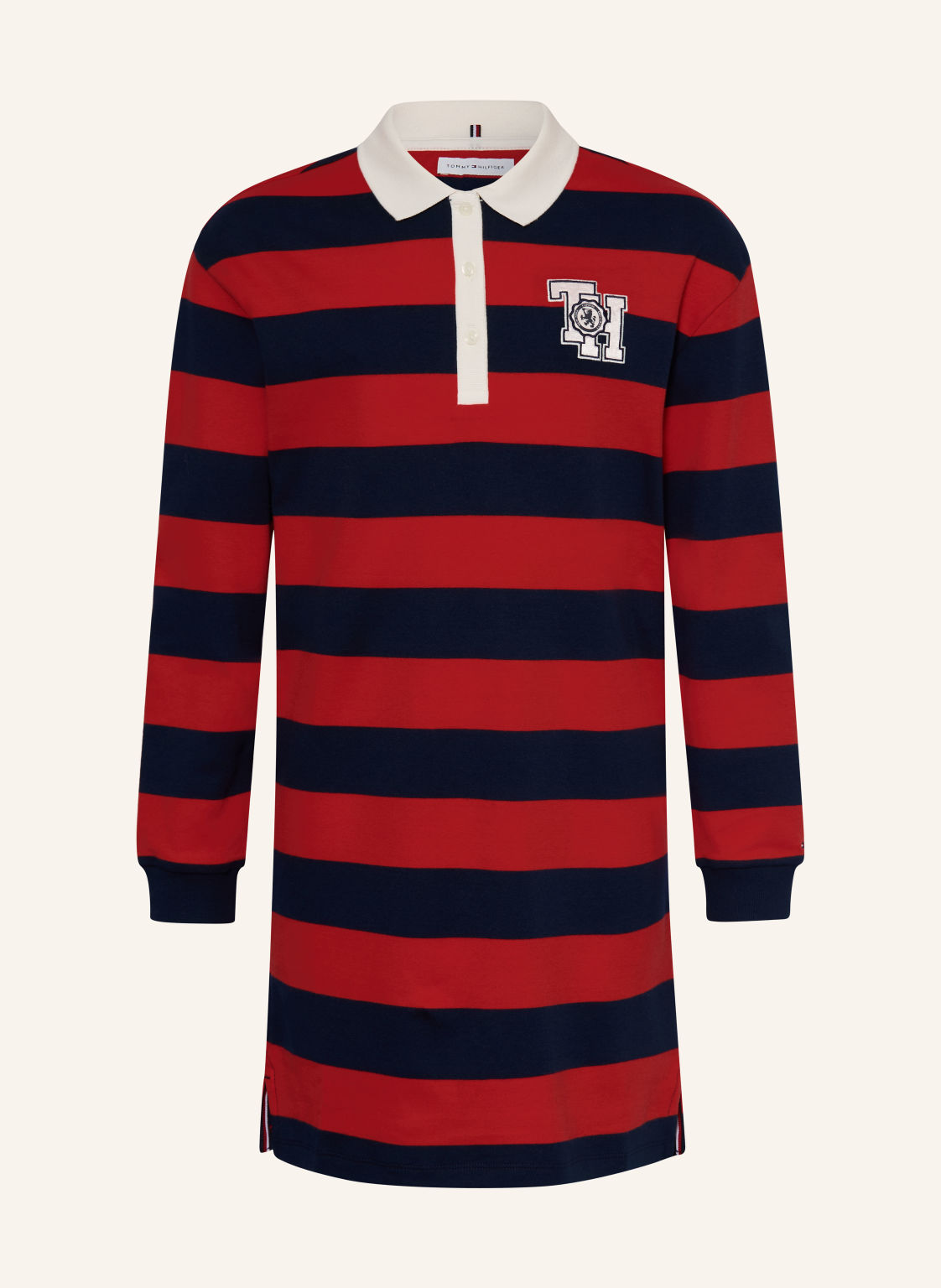 Tommy Hilfiger Sukienka Polo Z Jerseyu blau