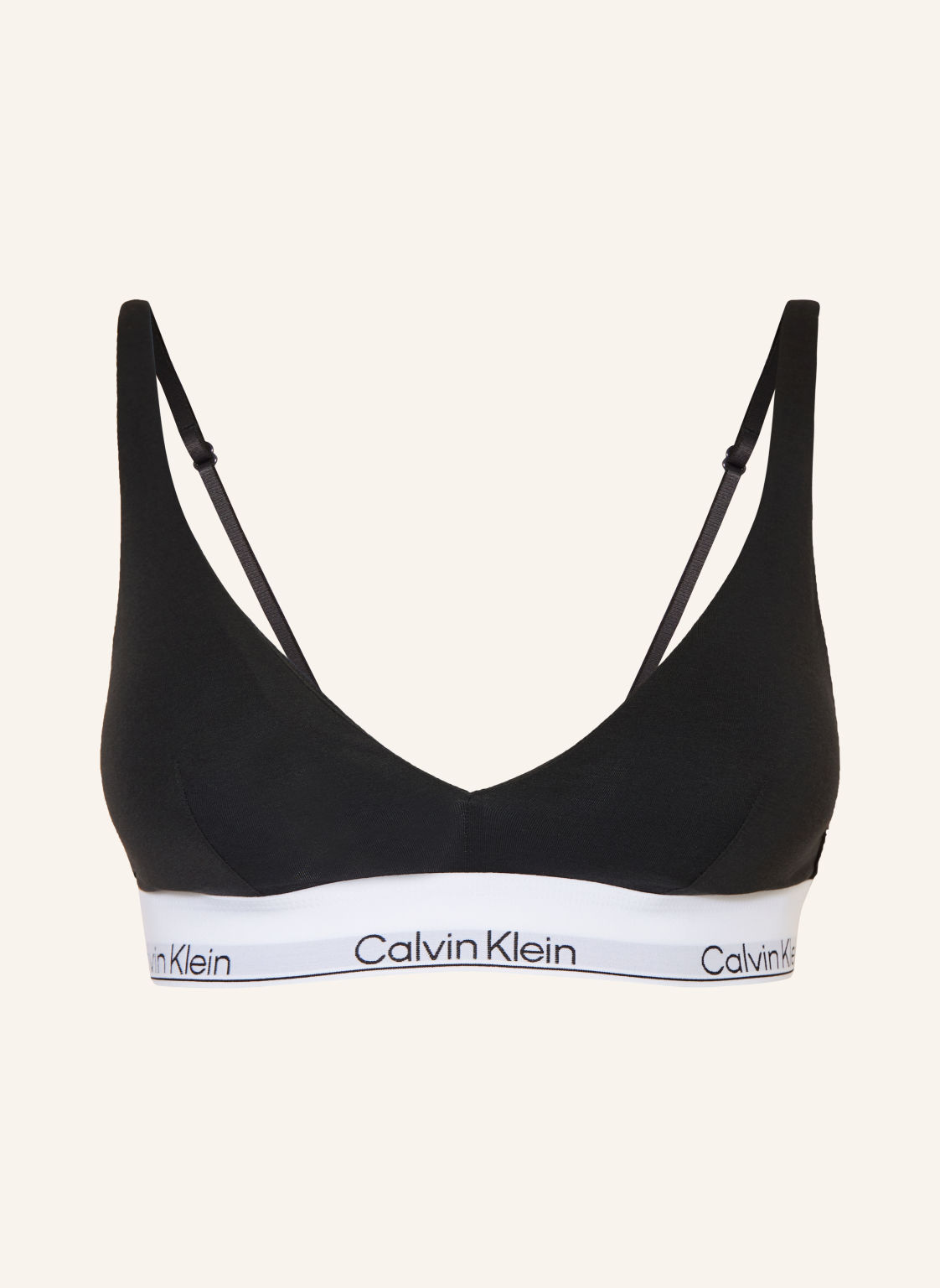 Calvin Klein Biustonosz Push-Up Icon Cotton Modal schwarz
