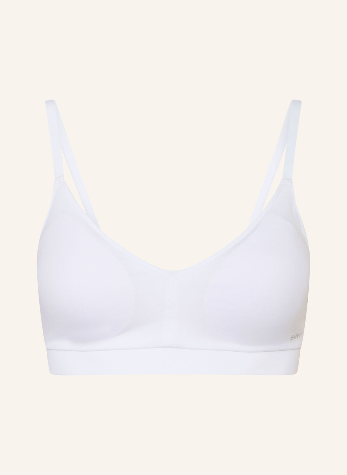 Skiny Biustonosz Bustier Cotton Stretch weiss