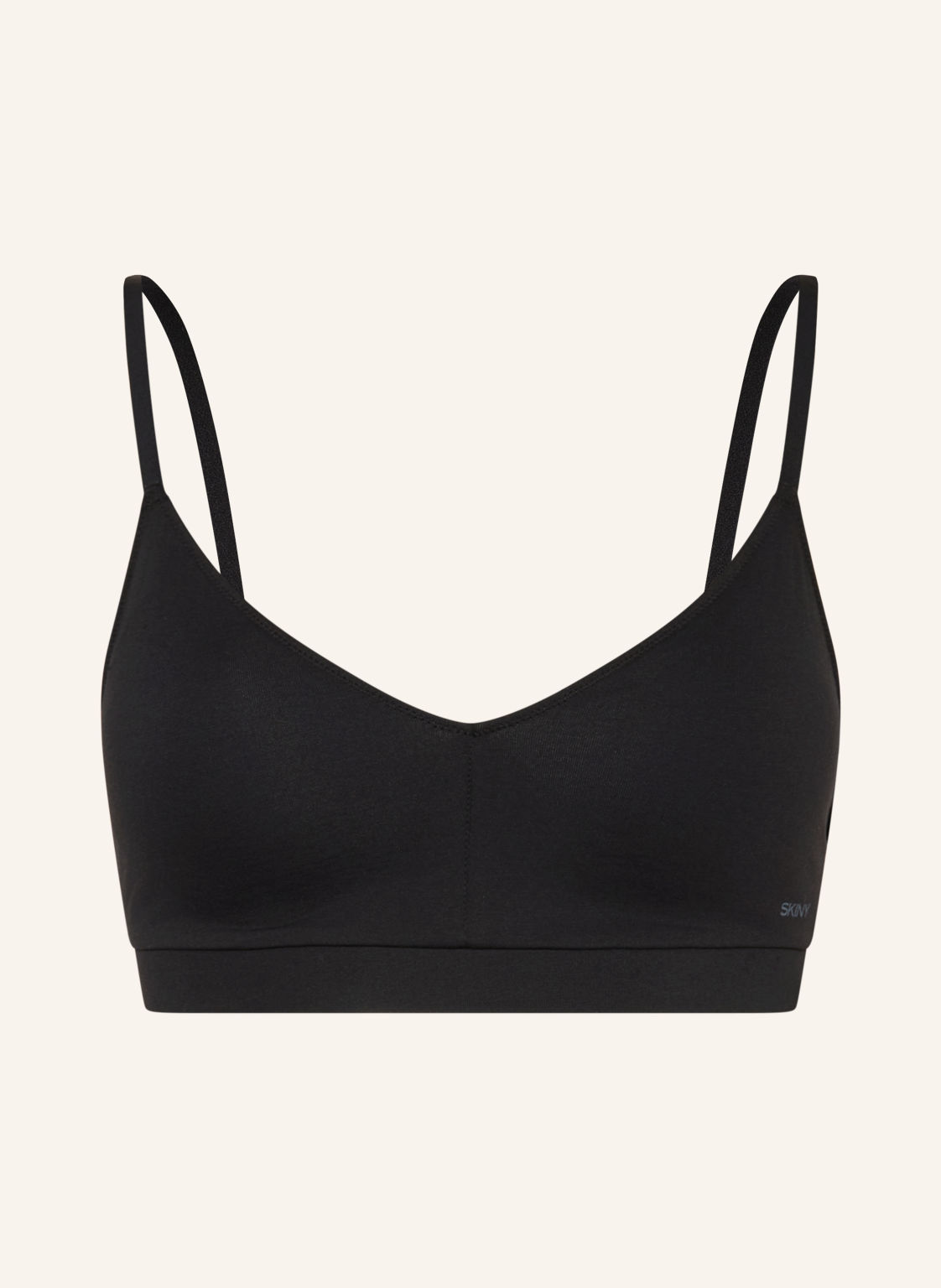 Skiny Biustonosz Bustier Cotton Stretch schwarz