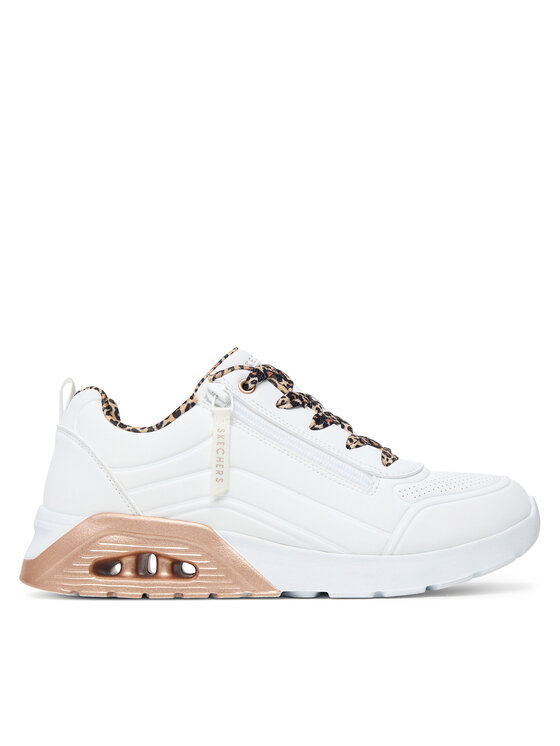 Skechers Sneakersy UNO Lite 2.0 - Leopard Stride 310708L/WHT Biały