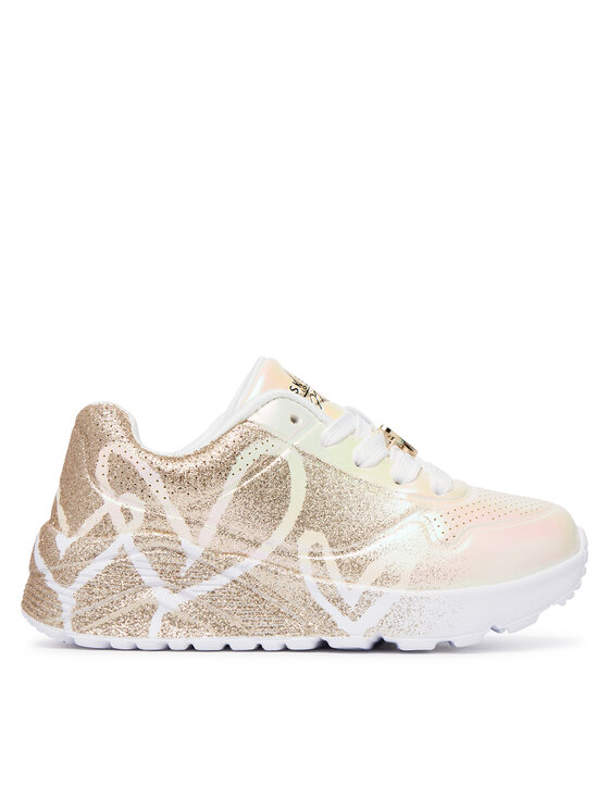 Skechers Sneakersy Jgoldcrown: Uno Lite - Heartdust Forever 310814L Biały