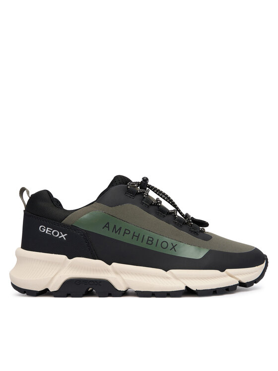 Geox Sneakersy J Flexyper Plus Boy B Abx J46LCC 0FU50 C0498 S Zielony ciemny
