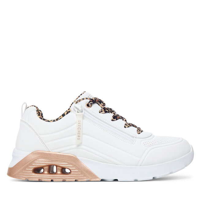 Sneakersy Skechers UNO Lite 2.0 - Leopard Stride 310708L/WHT Biały
