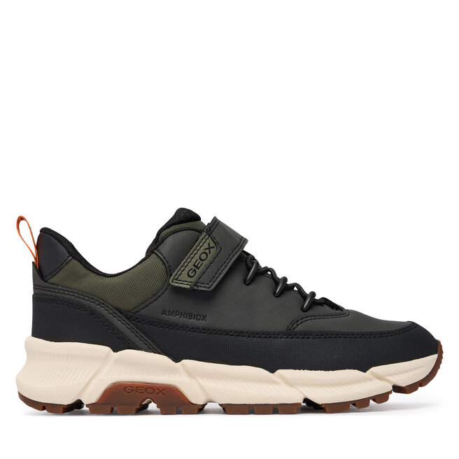 Sneakersy Geox J Flexyper Plus Boy B Abx J56LCA 0MEFU C0033 S Zielony ciemny