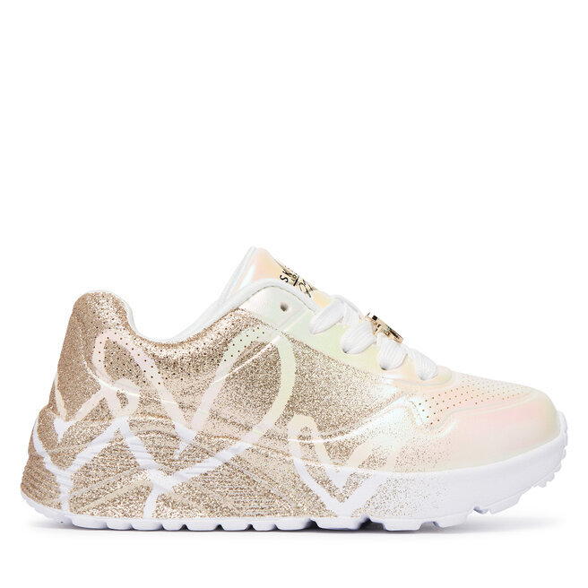 Sneakersy Skechers Jgoldcrown: Uno Lite - Heartdust Forever 310814L Biały