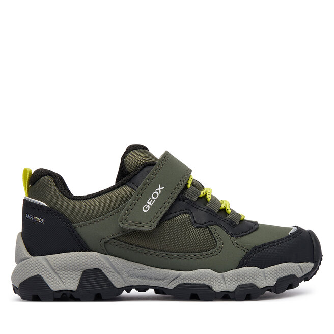 Sneakersy Geox J Magnetar Boy B Abx J463ZB 050FU C0914 S Zielony ciemny