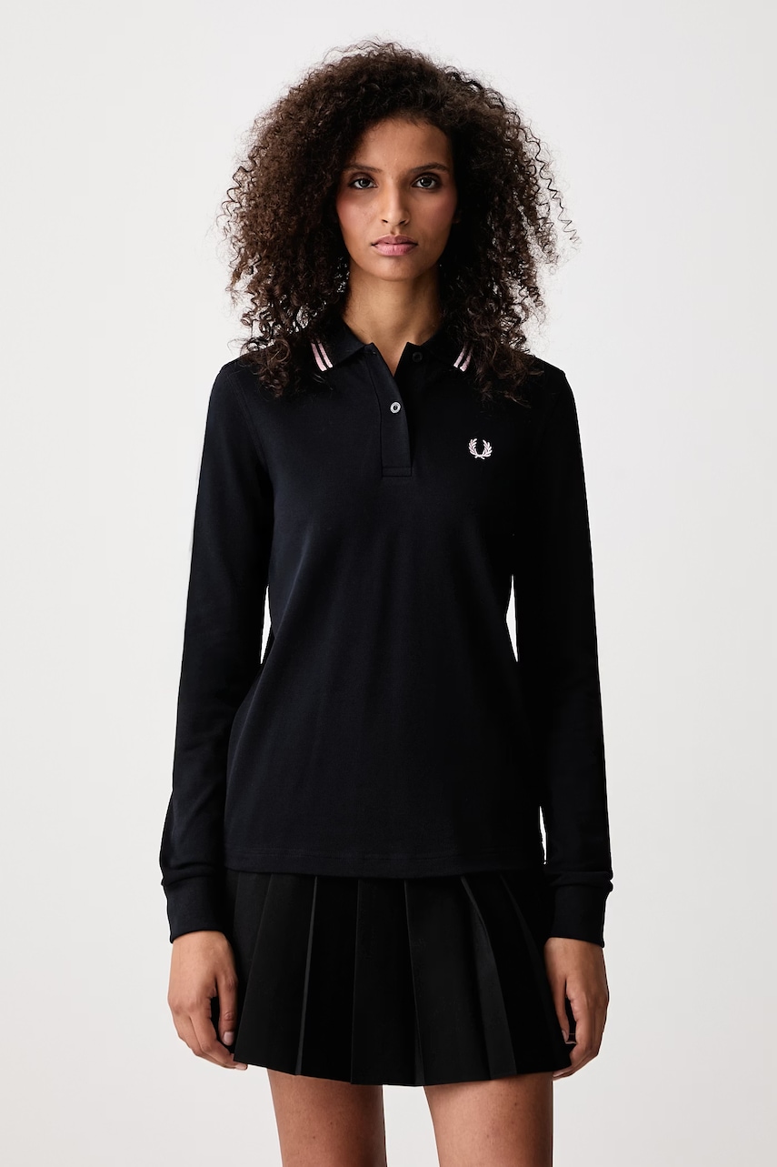 Fred Perry longsleeve damski bawełniany