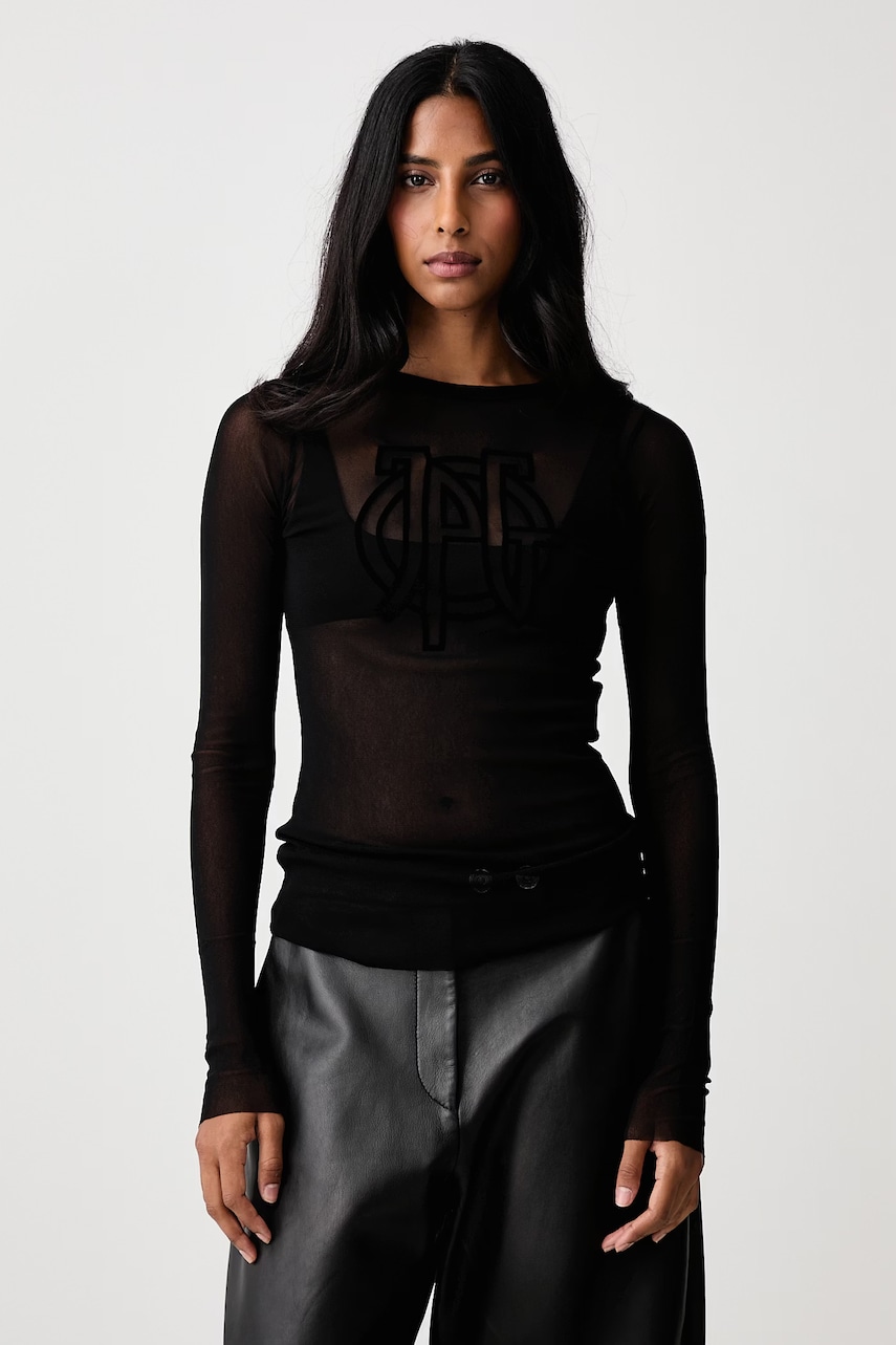 Jean Paul GAULTIER longsleeve damski JPG Logo
