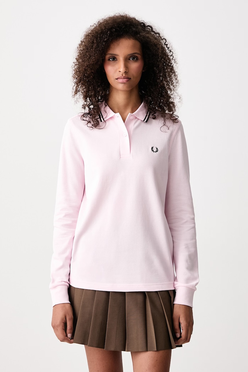 Fred Perry longsleeve damski bawełniany