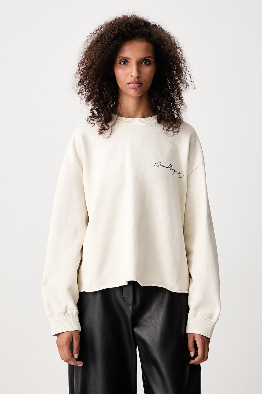 MM6 Maison Margiela bluza oversize bawełniana damska