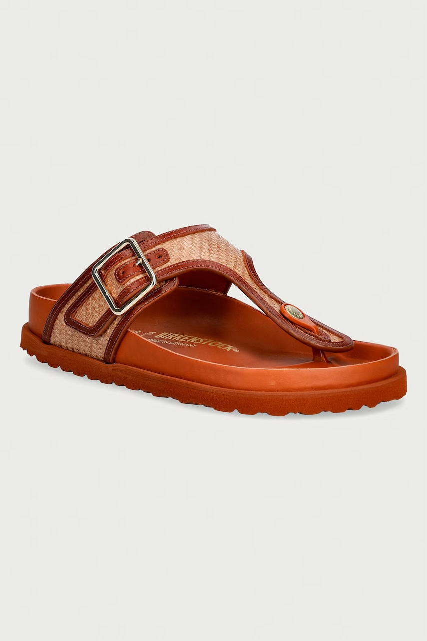 Birkenstock 1774 Gizeh Raffia japonki damskie