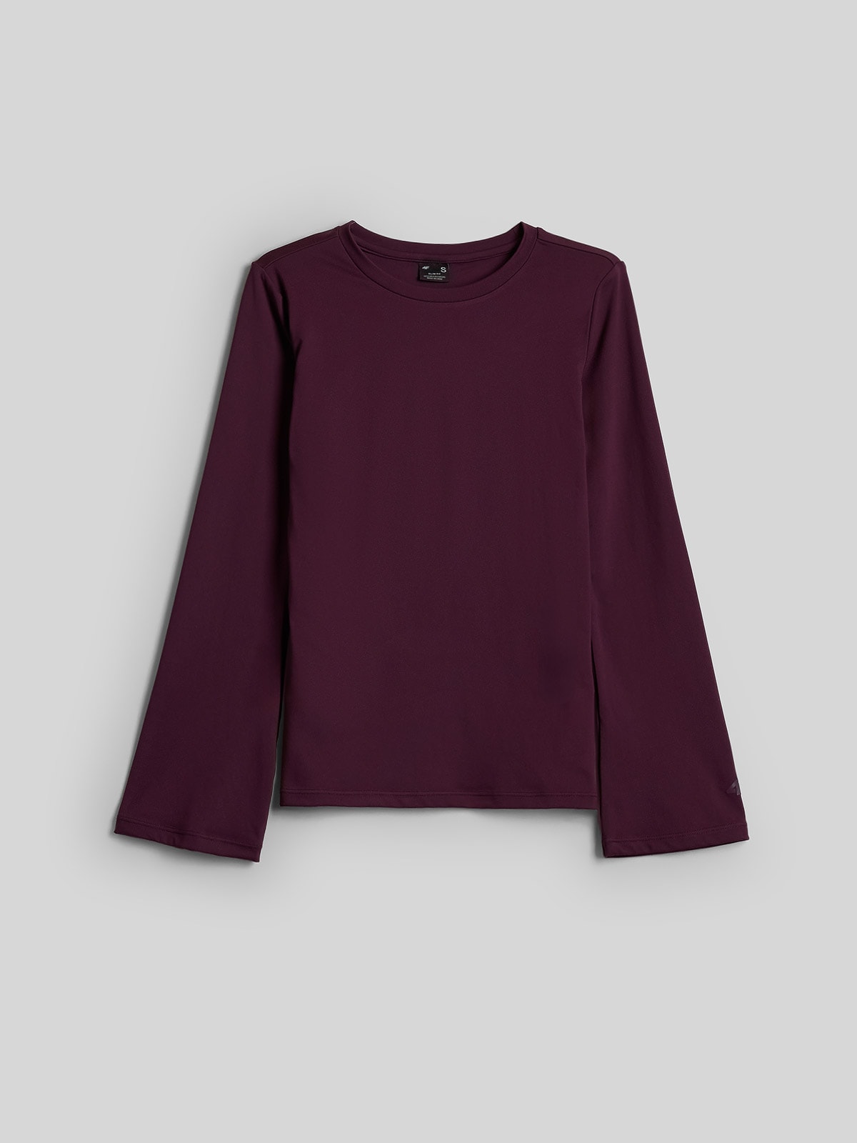 4F Longsleeve slim damski - fioletowy XS