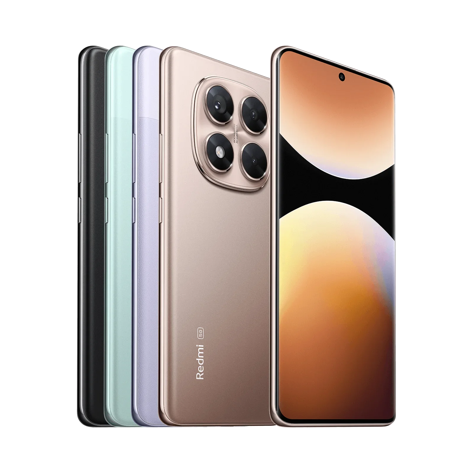 Smartfon Xiaomi Redmi Note 14 Pro 5G NFC, procesor MediaTek Dimensity 7300-Ultra, ekran AMOLED 6,67 cala, 1,5K, 120 Hz, bateria 5110 mAh, aparat 200 MP black