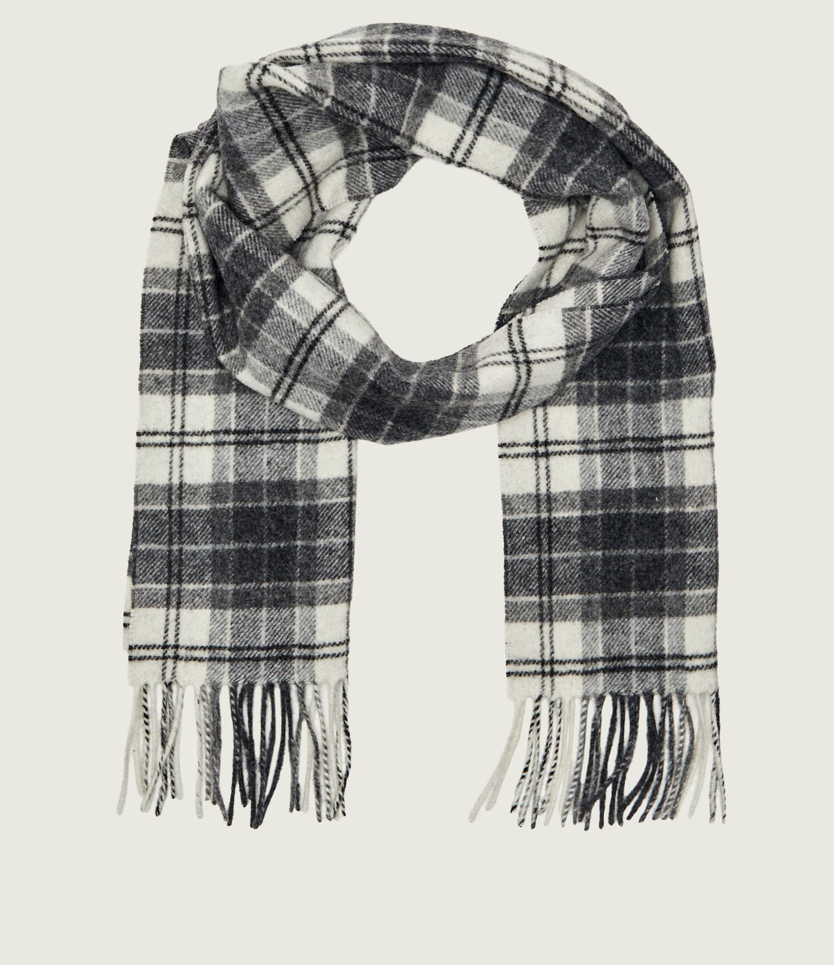 Barbour Wełniany szal Tartan